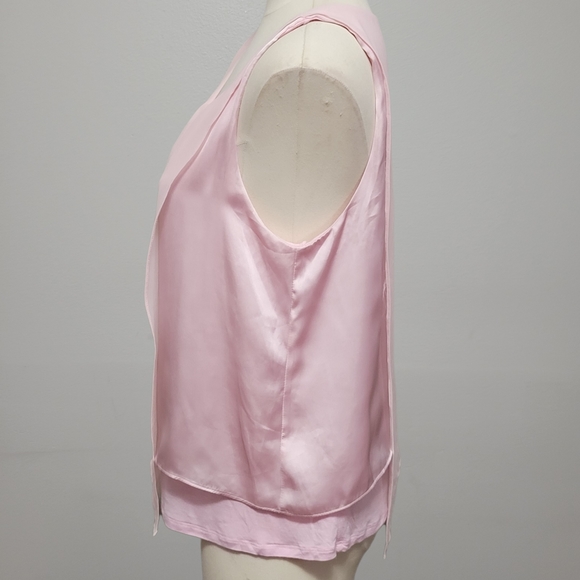 Robert Rodriguez pink mixed media tank size medium - Picture 3 of 7